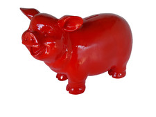 Spardose lustige rote Plastik