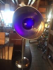 Art Deco Chrom Infrarot Lampe, Original 200Watt THERMIALUX Birne! Tolles Teil!