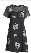 Armani Exchange Chiffonkleid