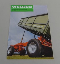 Prospekt / Broschüre Welger