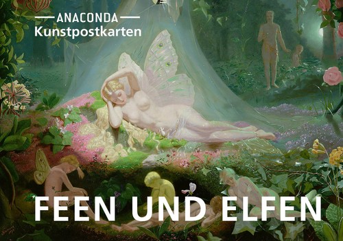 Postkarten set feen - postkarten-set, elfen