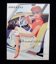 Borgward Programm Isabella Coupe Kombi A4 7/1957 Deutsch Prospekt Brochure 796