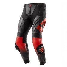 Rebelhorn Inferno Pants schwarz rot fluo Gr. 58 Motorradhose sport Lederhose