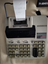 Texas Instruments Tischrechner TI-5045 SV mit Aditionsrolle
