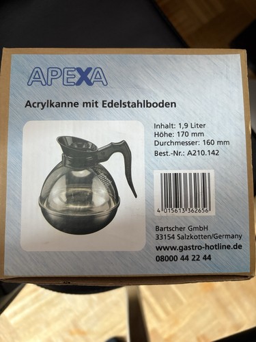 Ersatzkanne aus glas für - ersatzkanne,