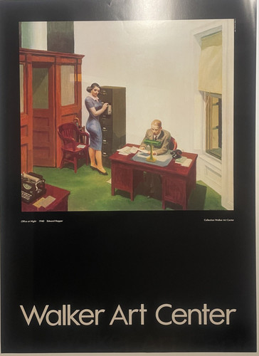 Edward hopper office at - edward, "office