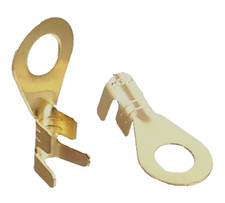 25x M5 Ring Kabelschuhe Crimp Ringösen Auto Lkw Car Masse Stecker Bastler 3,0mm²