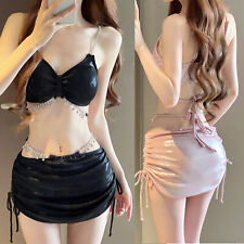 Frauen Badeanzug Badende Bademode Strandurlaub Dessous Schwimmbad Bikini Urlaub