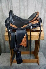 Neuer Western Endurance Ledersattel auf 17" mit Kuh-Softie-Sitz/ Alle Größen