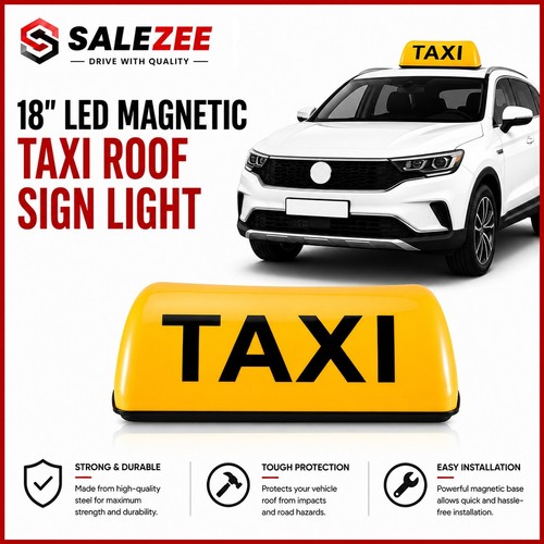 Led magnetische taxi dach - 18",