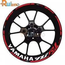 Motorrad Reflektierende Felgenrandaufkleber Aufklebe Für YAMAHA YZFR1 YZF-R1 R1