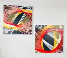 Pendel Malerei 40x40cm auf