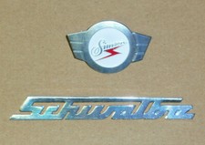Simson Schwalbe KR51/1 KR51/2 Plakette + Schriftzug SILBERFARBEN