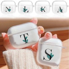 🔥Buchstabe Silikon Hülle für AirPod 1/2 & Pro Schutzhülle mit Clip Stoßfest