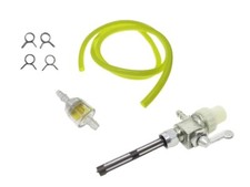 Benzinhahn M12 + Benzinschlauch Gelb für Hercules Sachs Prima Optima MK KX XE RX