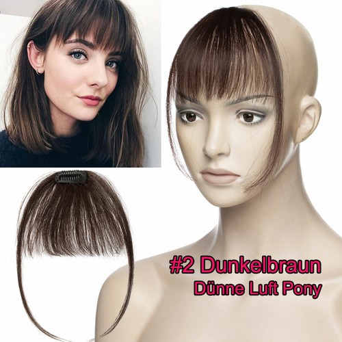 Pony bangs 100 remy echthaar - 100%,