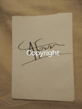 Original signiertes Autogramm