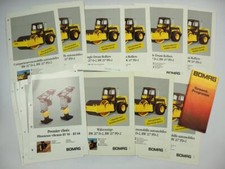 Bomag Walzen Walzenzug Vibrationsstampfer Gesamtprogramm 22x Prospekt 1990er J.