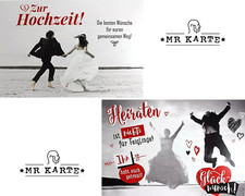 lustige Hochzeitskarte Just