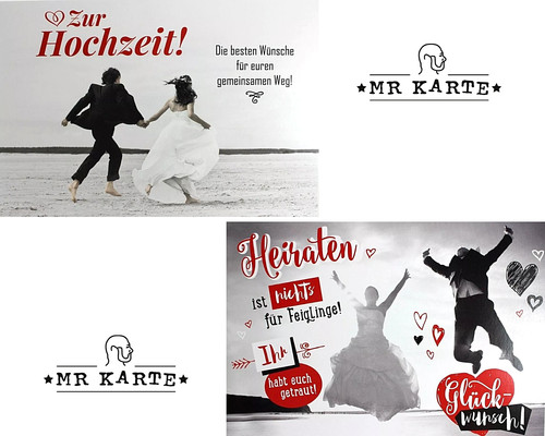 Lustige hochzeitskarte just - lustige,