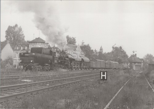 Foto ddr eisenbahn dampflok - eisenbahn,