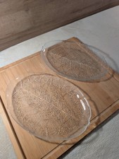 2 x große Luminarc Schale Platte Servierplatte oval Aspen Arcoroc 35cm x 25cm