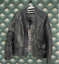 Belstaff Lederjacke Schwarz