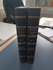 Bundesgesetzblatt BGBl. Teil I Original Gebunden 1973-82 10 Jahrgänge Konvolut