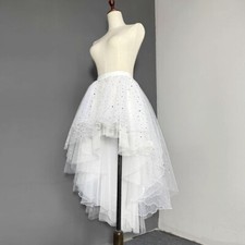 Damen Mesh Lagenrock Burlesque