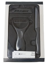 METmaxx Schäler & Keramik Messer Set Schwarz Modern Küchenschäler Gemüseschäler