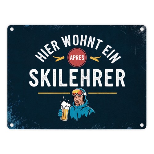 Hier wohnt ein apres - hier,