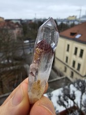 Quarz Mit Hämatit Phantom