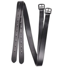 Steigbügelriemen Waldhausen STAR Leder schwarz  Längen 130cm - 140cm -150 cm