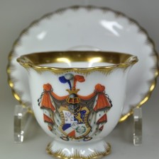 Studentika.  Corps Nassovia Würzburg (KSCV).  Tasse mit UT 1863