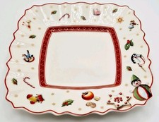 Villeroy & Boch Toy's Delight Brotteller Beilagenteller Eckig Weiß 17 cm RAR