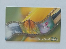 Schweden 2001 - Telia-Telefonkarte -  "Fjärilen" - Schmetterling - gebr.