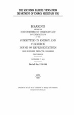 The Solyndra Failure: Views