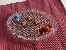 Glasplatte Transparent Oval