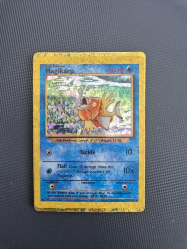 Pokemon karte magikarp 1995 - magikarp,