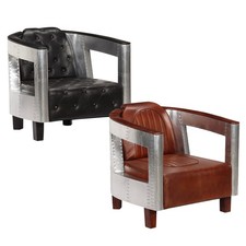 Echtleder Sessel Fliegersessel Fernsehsessel Relaxsessel Loungesessel Sofa