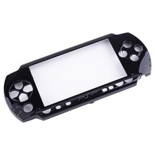Glossy Black Faceplate Shell Replacement Repair Cover für Sony PSP 1000 PSP1000