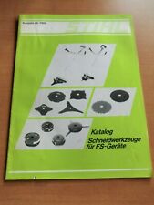 STIHL Katalog Schneidwerkzeuge FS Geräte Mähköpfe Polymatic Supercut Sägeblätter