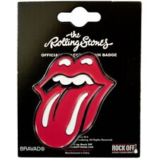THE ROLLING STONES Metal Pin Badge: CLASSIC TONGUE LARGE: logo Official fan £pba