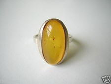 925 Sterlingsilber Ring Honig