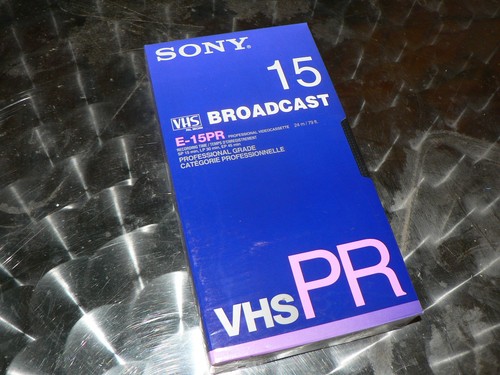 Sony vhs broadcast 15pr - e-15pr, 4