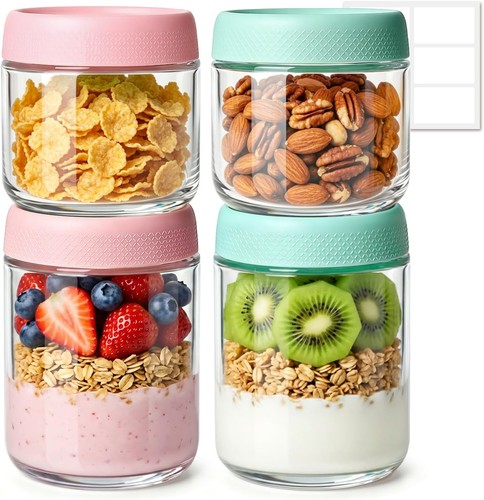 Comsaf overnight oats gläser - overnight,