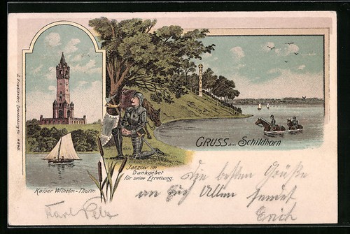 Lithographie berlin grunewald - lithographie, berlin-grunewald