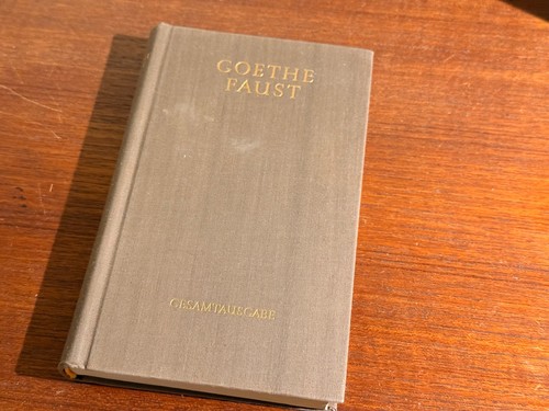 Goethe faust gesamtausgabe - faust,