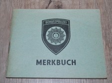 Ddr schutzpolizei merkbuch von - merkbuch,