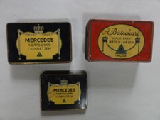 3 alte Blechdosen A. Batschari